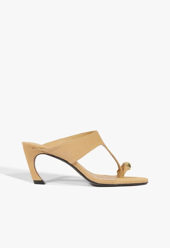 Maisie Nubuck Sandal 6 / Light Wood / Nubuck