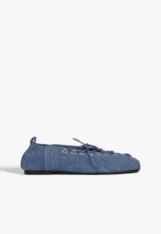 Lola Fabric Flat 8 / Classic Blue / Fabric