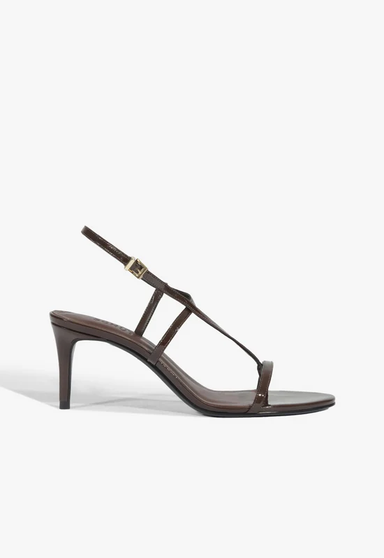 Azure Mid Patent Sandal 9 / Maplewood / Patent