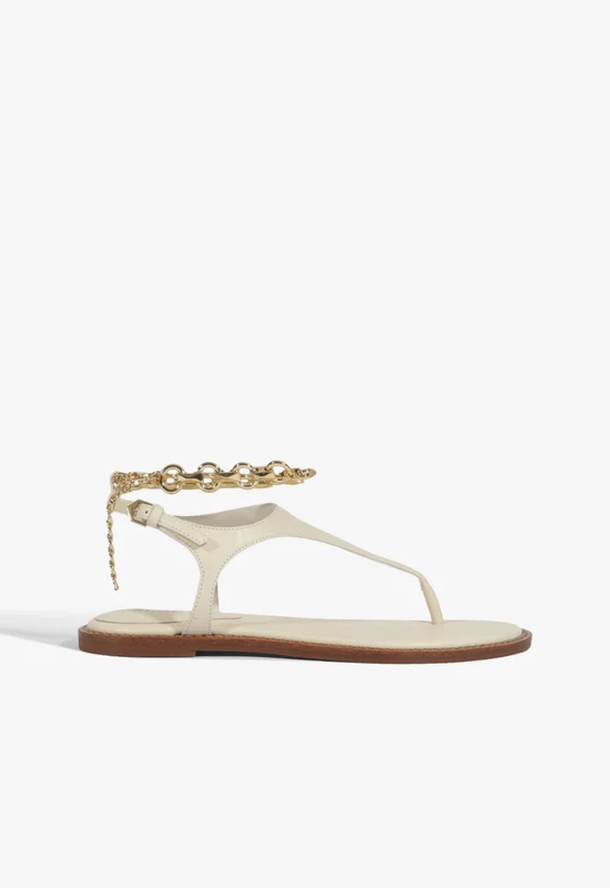 Lys Leather Sandal 10 / Sugar White / Leather