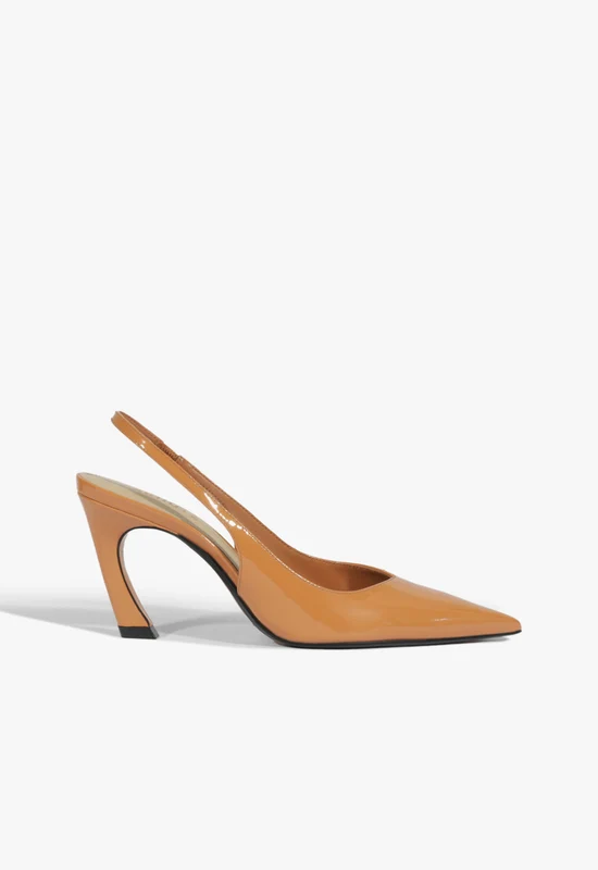 Lexi Mid Patent Pump 6 / Earth Clay / Patent