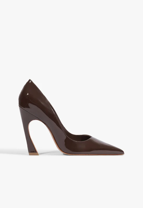 Lexi Patent Pump 7 / Chestnut Brown / Patent