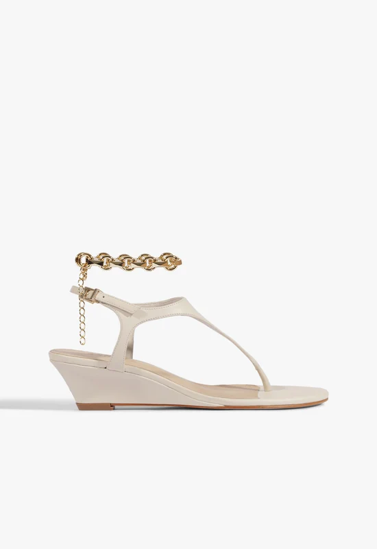 Lys Leather Sandal 7 / Sugar White / Leather