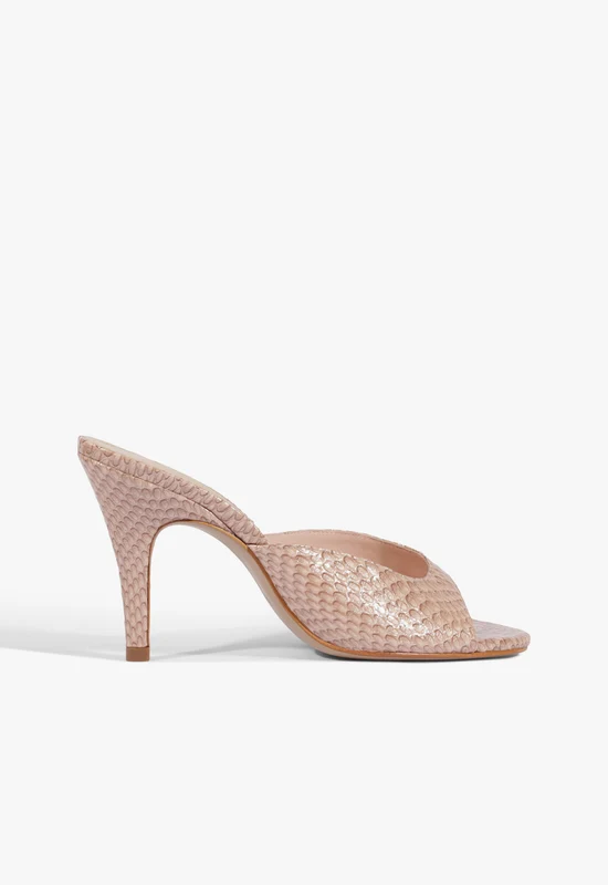 Clea Leather Sandal 7.5 / Cotton Candy / Leather