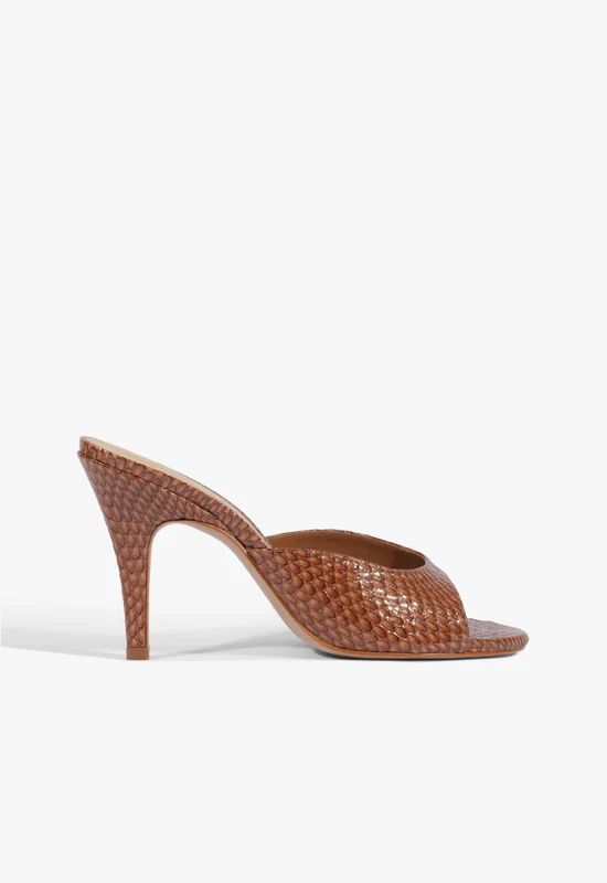 Clea Leather Sandal 8 / Miele / Leather
