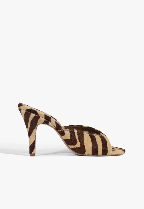 Clea Leather Sandal 6 / Natural / Hair Calf