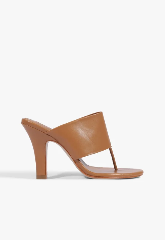 Martha Leather Sandal 11 / Miele / Leather