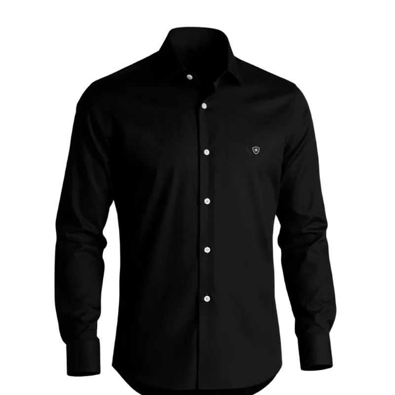 Camisa Manga Longa Enxuto Preto - P