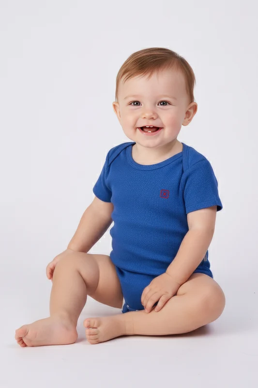 BODY MC REGULAR FIO 30 COTTON BOD00040 INFANTIL AZUL / 3M