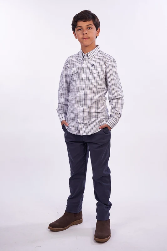 CALCA SARJA JOGGER 18391I INFANTIL MARINHO / 16A
