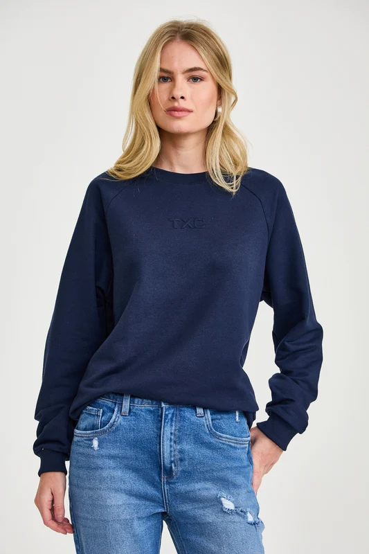 MOLETOM OVERSIZED 9240 MARINHO / P