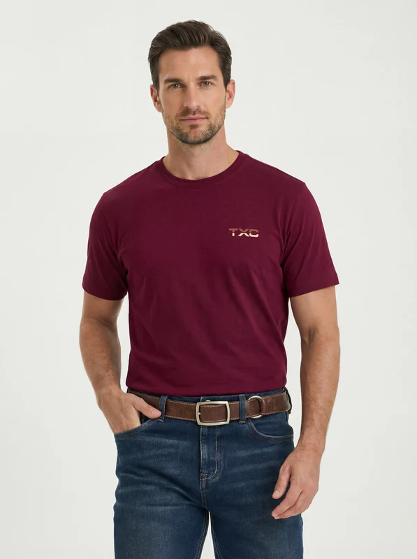 CAMISETA FIO 30 REGULAR 192888 BORDO / P
