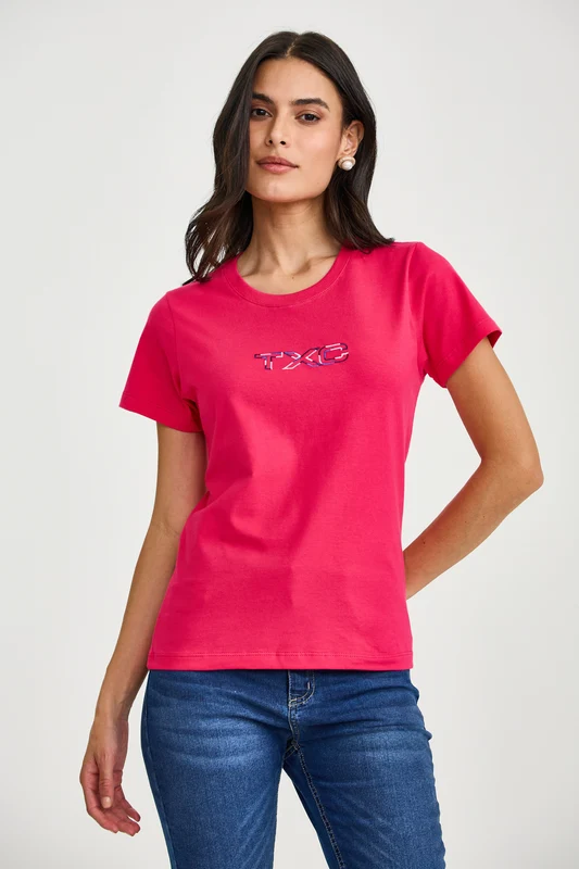 CAMISETA SLIM FIO 30 51397 ROSA / P