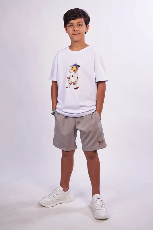 CONJUNTO REGULAR CAMISETA E SHORT 0013C INFANTIL UNICO / 16A