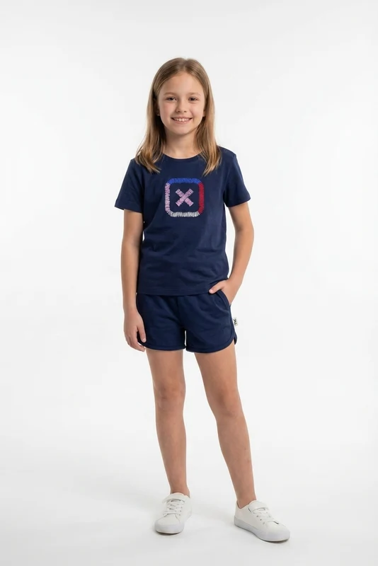 CONJUNTO REGULAR CAMISETA E SHORT MEIA M INFANTIL UNICO / 9M