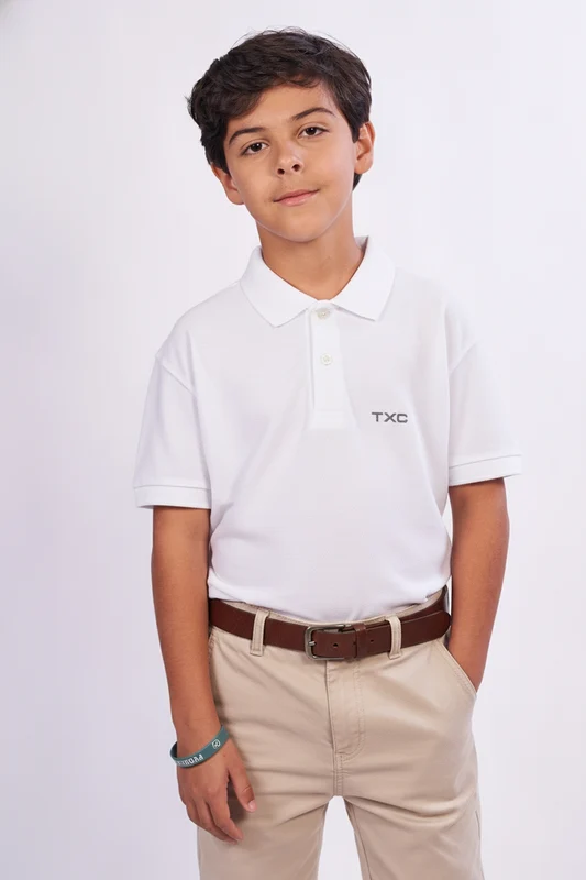 POLO REGULAR PIQUET 69128I INFANTIL BRANCO / 2A