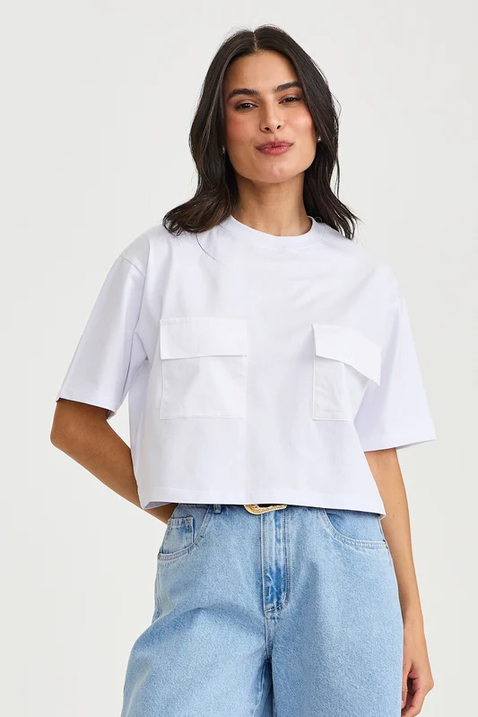 CROPPED OVERSIZED FIO 30 51415 BRANCO / G