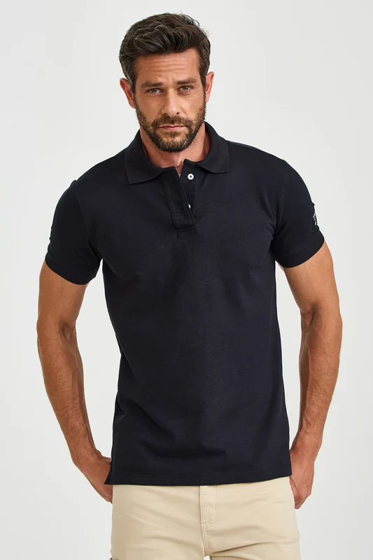 POLO PIQUET REGULAR 69134 PRETO / M