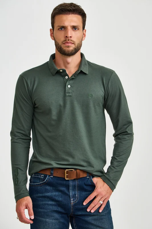 POLO PIQUET REGULAR 69166 VERDE MILITAR / P