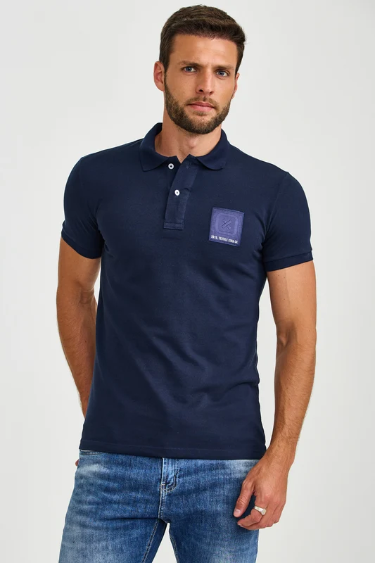 POLO PIQUET REGULAR 69149 MARINHO / P