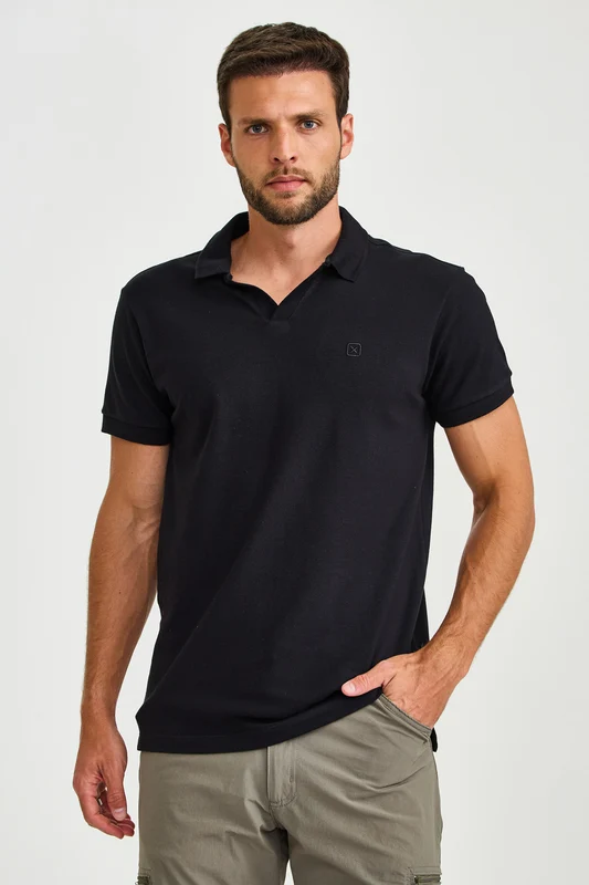 POLO REGULAR PIQUET 69157 PRETO / P
