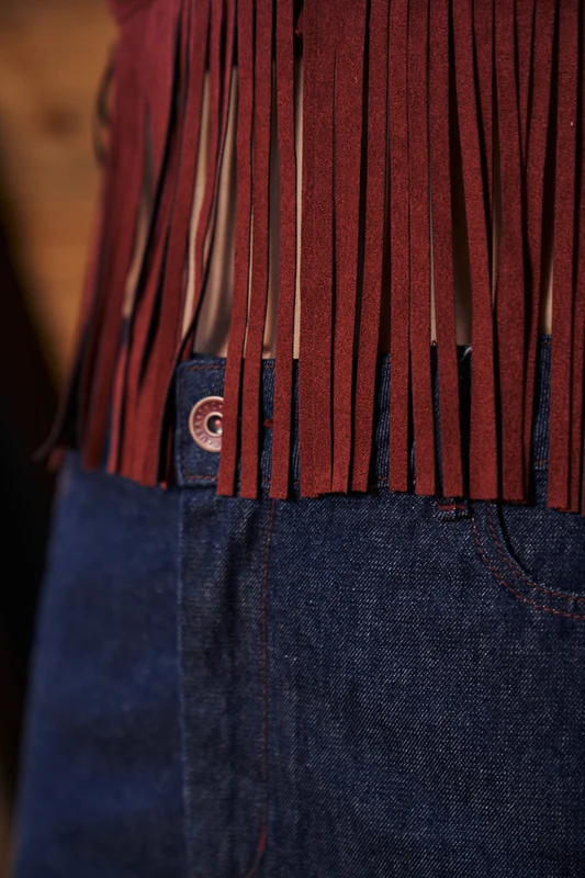 TOP SLIM SUEDE 51308 BORDO / G