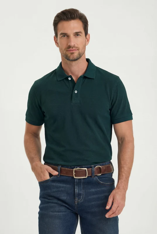 POLO PIQUET REGULAR 69205 VERDE / G