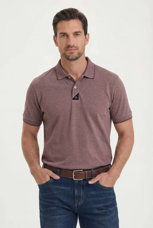 POLO PIQUET REGULAR 69212 MARROM / P
