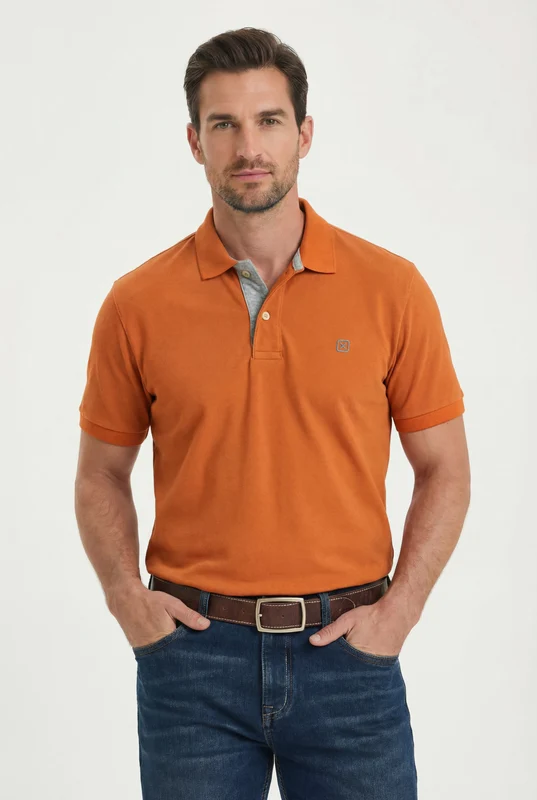 POLO PIQUET REGULAR 69210 LARANJA / G