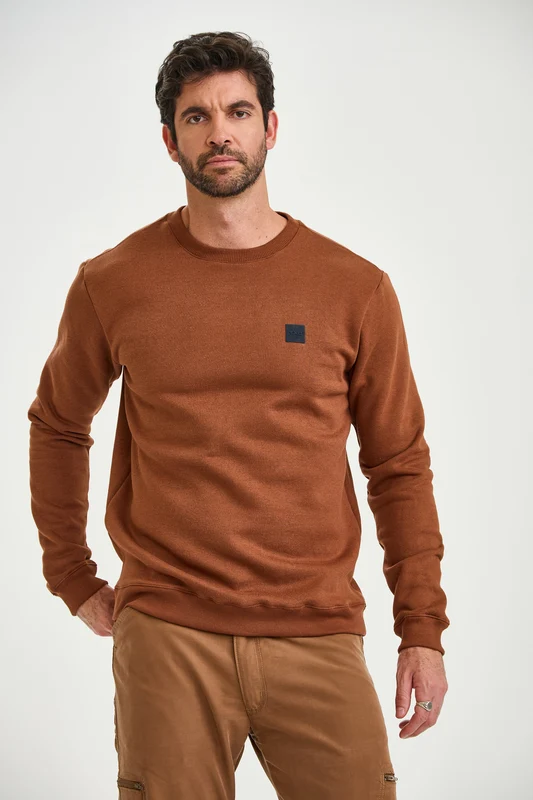 MOLETOM CARECA 3515 MARROM / G