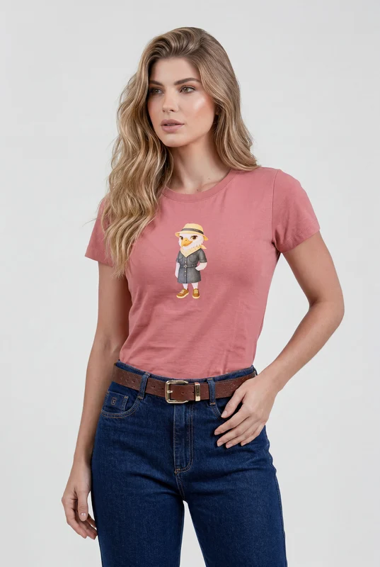 CAMISETA FIO 30 EAGLE 51501 ROSA / G