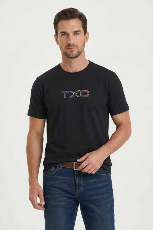 CAMISETA FIO 30 REGULAR 193035 PRETO / P