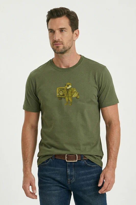 CAMISETA FIO 30 EAGLE 193040 VERDE MILITAR / P