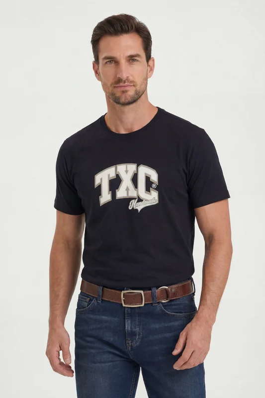 CAMISETA FIO 30 REGULAR 193089 PRETO / P