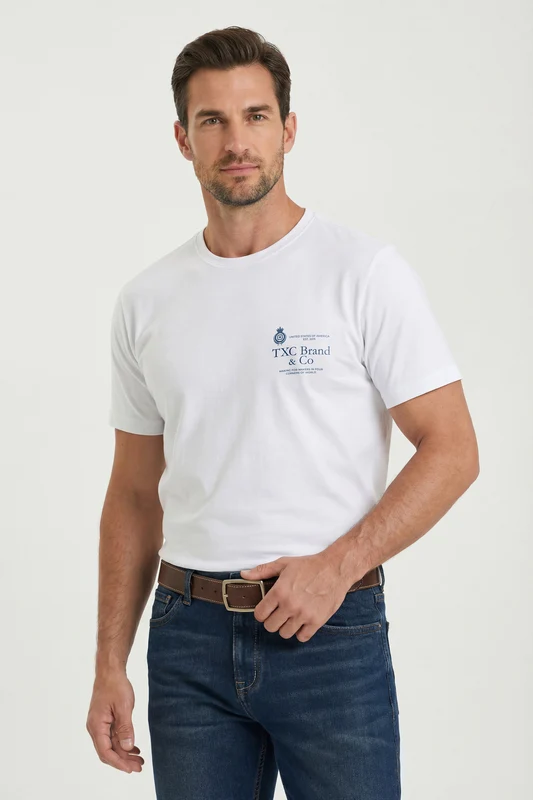CAMISETA FIO 30 REGULAR 193084 BRANCO / GG