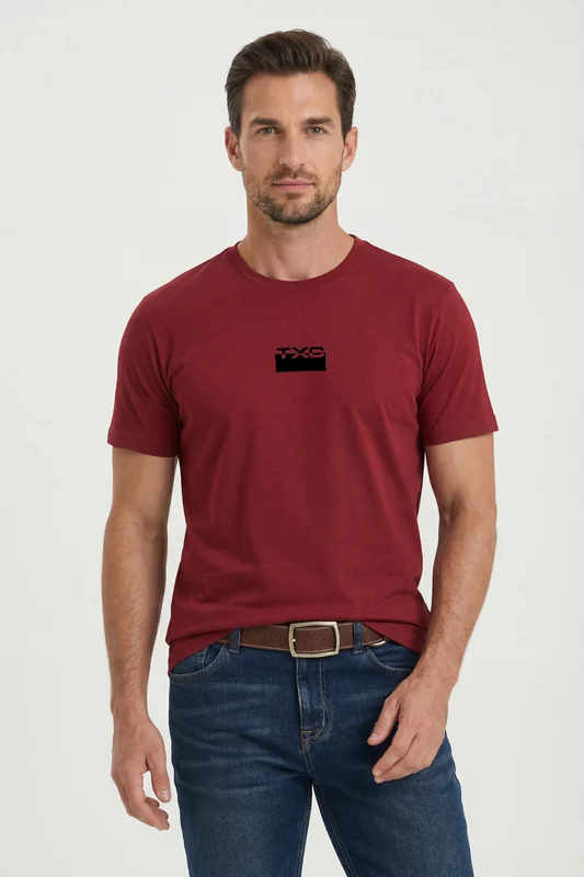 CAMISETA FIO 30 REGULAR 193091 VERMELHO / GG