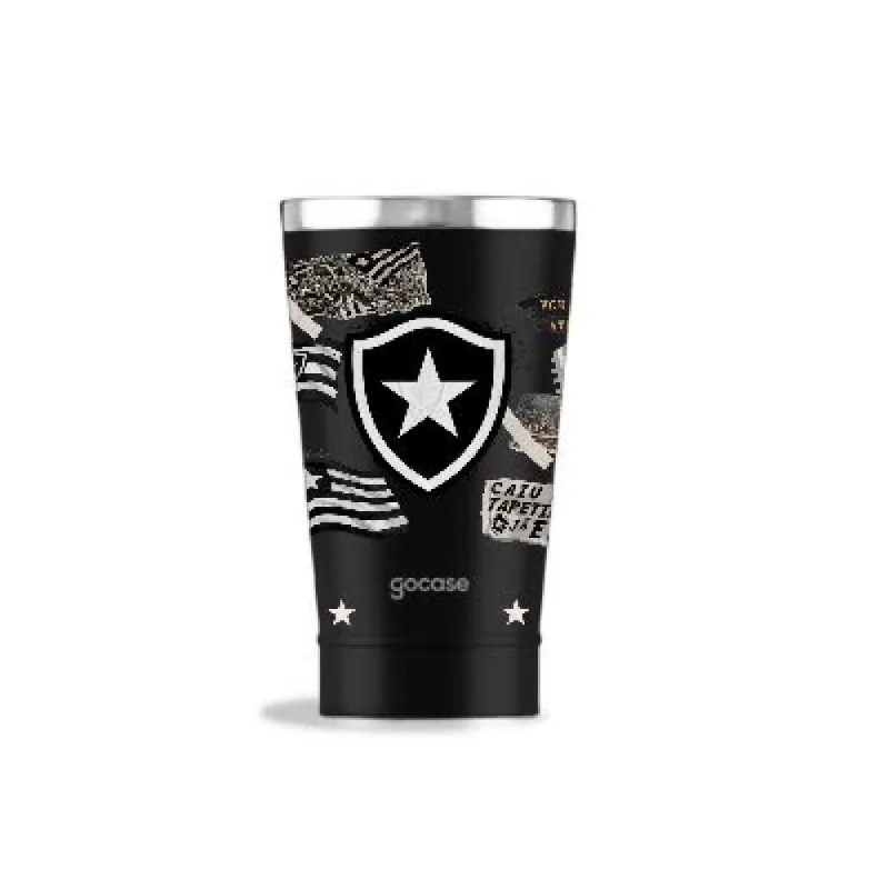 Copo Térmico Vibe 470ml Gocase - Botafogo - Colagem