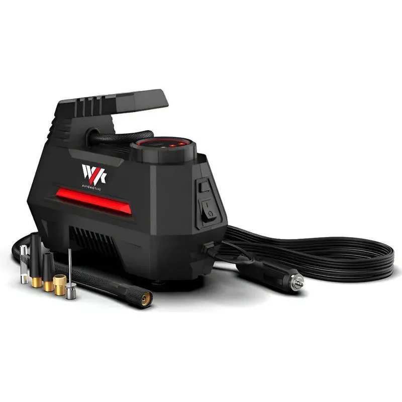 Mini Compressor Automotivo Com Calibrador Digital 150 Psi 12