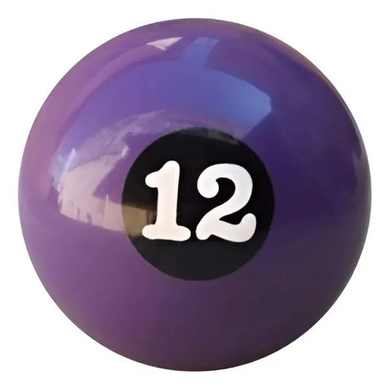 Bola Numero Numerada Bilhar Sinuca Snooker 50mm Nova 12