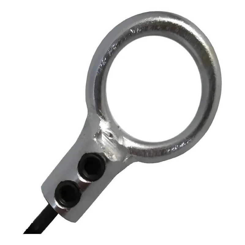 Terminal Argola Reparo Cabo De Aço Academia Kit Prateado