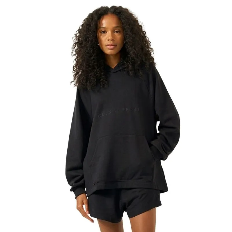 Moletom Colcci Com Capuz Preto Feminino PP / Preto