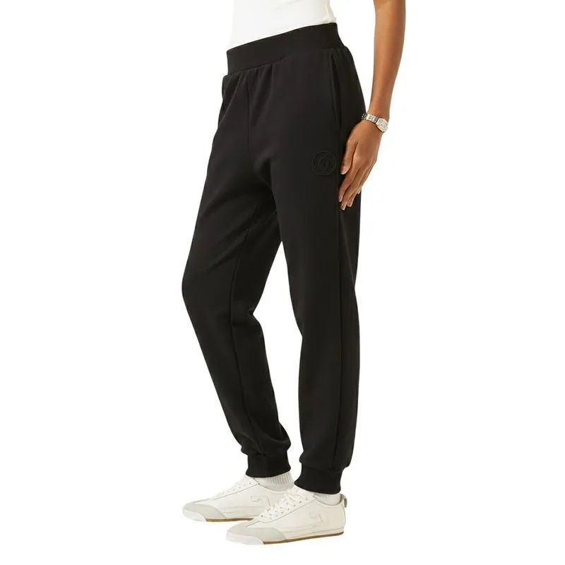 Calça Colcci Moletom Comfort Cós Elástico Preta Feminina M / Preto