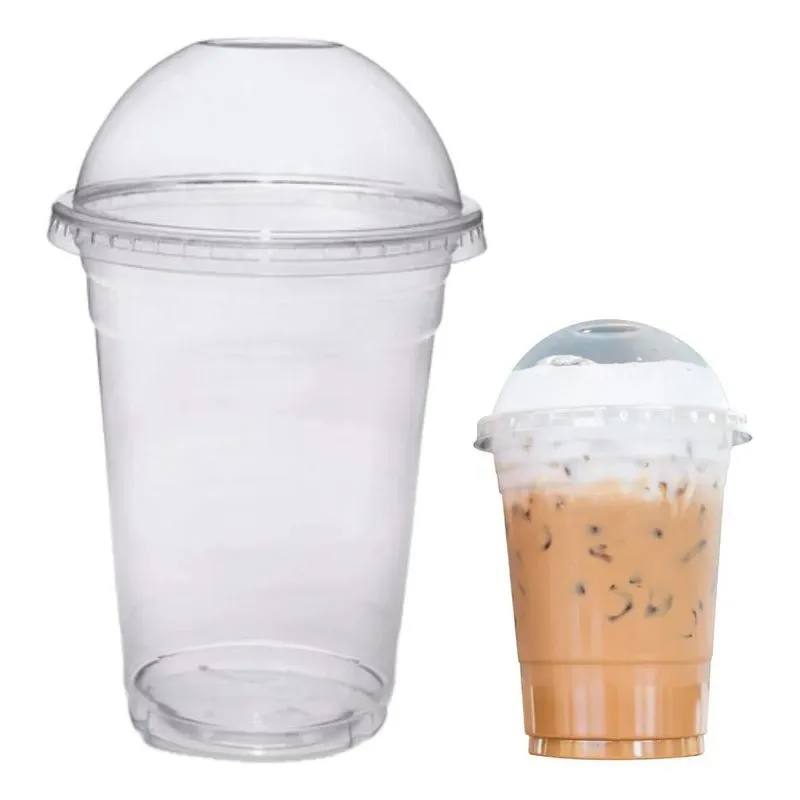 2x Copo Descartável Tampa Bolha Sem Furo Festa 500ml 50un 55