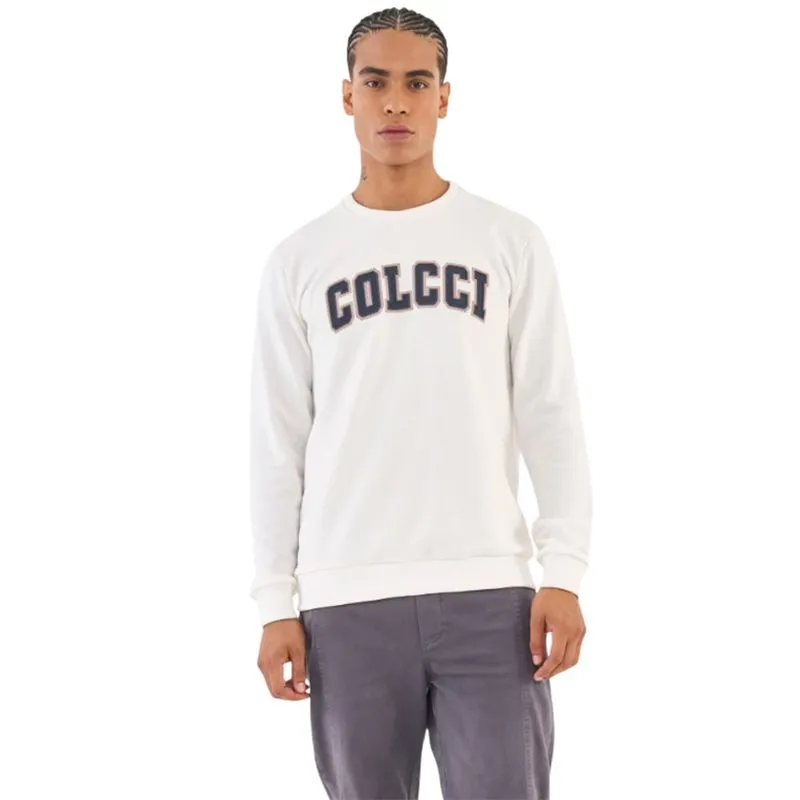 Moletom Colcci Slim Com Estampa Em Logo Off Shell Masculino G / Branco