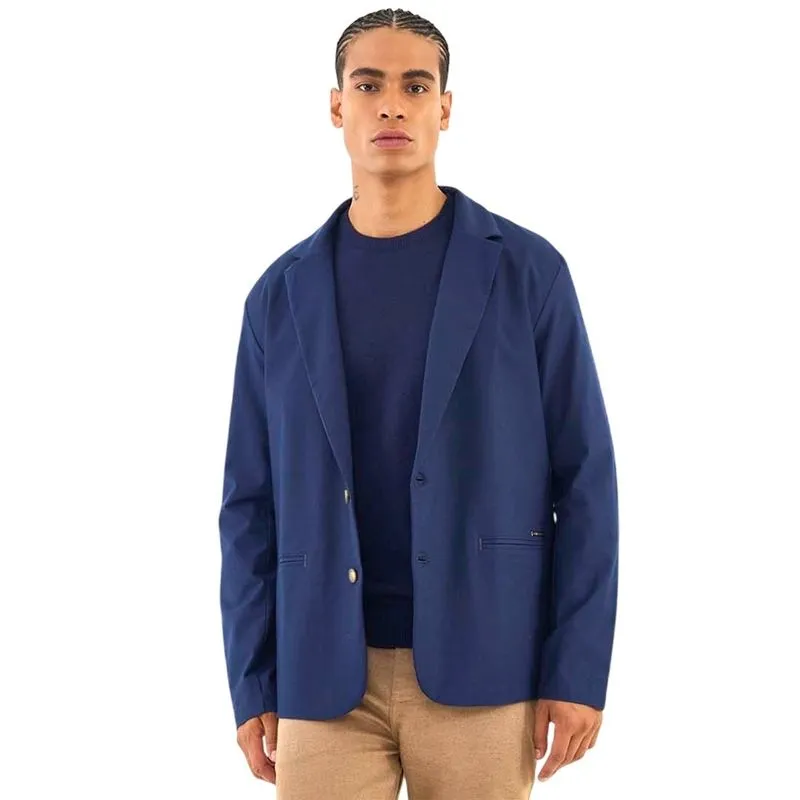 Blazer Colcci Reto Em Alfaiataria Azul Darkness Masculino M / Azul