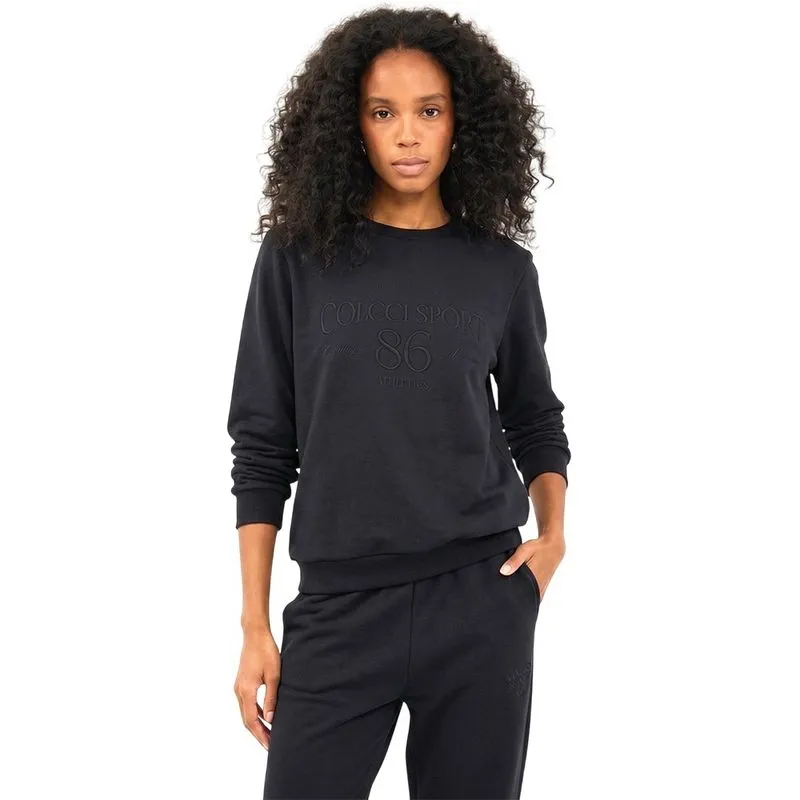 Moletom Colcci Comfort Com Estampa Preto Feminino M / Preto