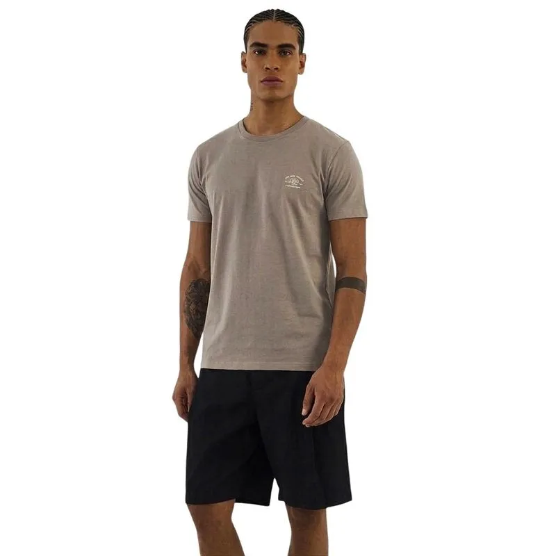 Camiseta Colcci Slim Com Detalhe Em Estampa Minimalista Bege Cinza Masculina M / Bege