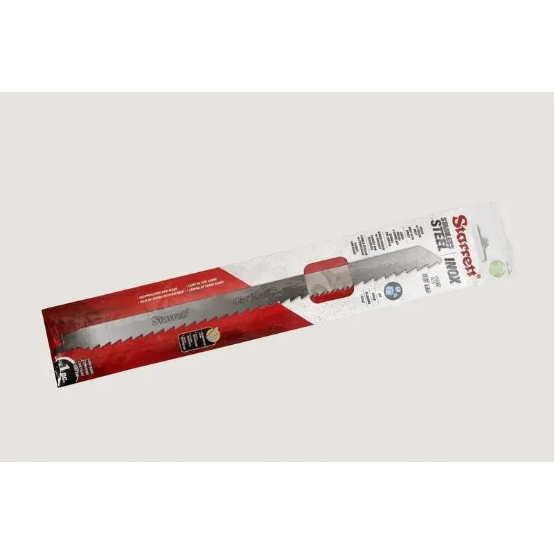 10x Lamina Serra Sabre Inox 305mm 6 Dentes Ss126-1 Starrett