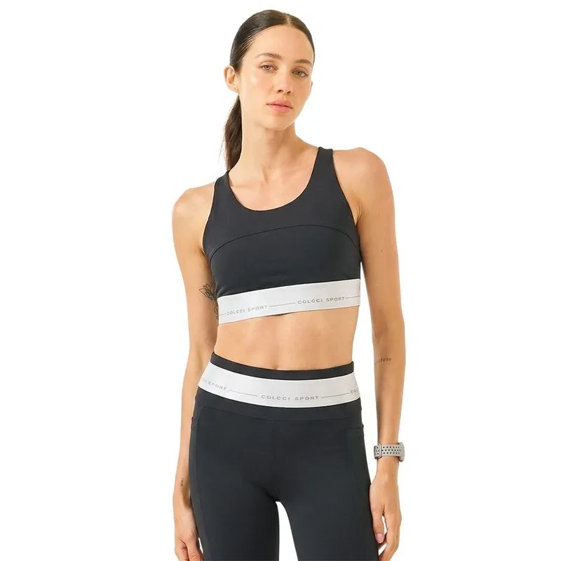 Top Colcci Slim Alças Cruzadas Preto Feminino M / Preto