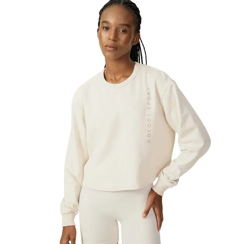 Moletom Colcci Cinza Shiro Feminino M / Bege